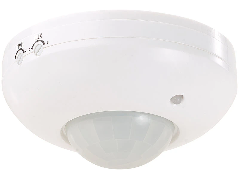Revolt Deckenbewegungsmelder:360°-PIR-Bewegungsmelder Mit Timer, Für Wand Und Decke 4 Revolt Deckenbewegungsmelder:360°-PIR-Bewegungsmelder Mit Timer, Für Wand Und Decke – Bild 2
