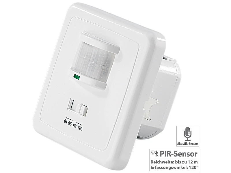 Revolt Akustikschalter:Automatischer Lichtschalter Mit PIR- Und Akustik-Sensor 3 Revolt Akustikschalter:Automatischer Lichtschalter Mit PIR- Und Akustik-Sensor