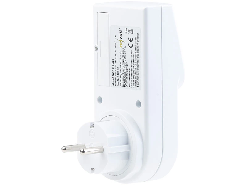 Revolt Schaltuhren:2er-Set Digitale Zeitschaltuhren Mit LCD-Display, Minutengenau, 6 Revolt Schaltuhren:2er-Set Digitale Zeitschaltuhren Mit LCD-Display, Minutengenau, – Bild 4