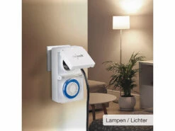 Revolt Außen Zeitschaltuhr:Mechanische Outdoor-Zeitschaltuhr, IP44, 30 Min., Kindersicherung 20 Revolt Außen Zeitschaltuhr:Mechanische Outdoor-Zeitschaltuhr, IP44, 30 Min., Kindersicherung -Pearl Shop nc5734 10