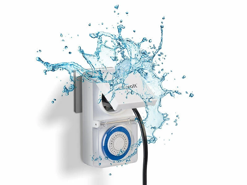 Revolt Außen Zeitschaltuhr:Mechanische Outdoor-Zeitschaltuhr, IP44, 30 Min., Kindersicherung 13 Revolt Außen Zeitschaltuhr:Mechanische Outdoor-Zeitschaltuhr, IP44, 30 Min., Kindersicherung – Bild 11