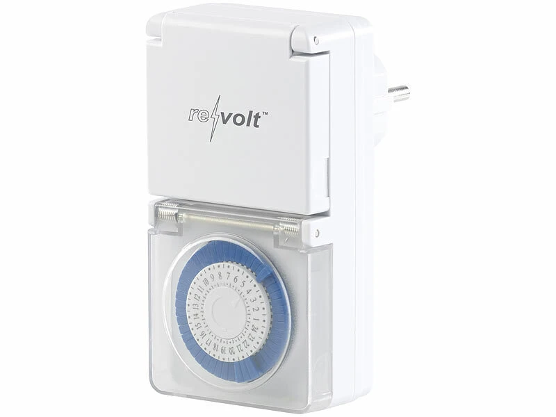 Revolt Außen Zeitschaltuhr:Mechanische Outdoor-Zeitschaltuhr, IP44, 30 Min., Kindersicherung 5 Revolt Außen Zeitschaltuhr:Mechanische Outdoor-Zeitschaltuhr, IP44, 30 Min., Kindersicherung – Bild 3