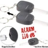 VisorTech Schlüsselalarm:2er-Set Personenalarm Im Autoschlüssel-Design, 110-dB-Sirene, Kuli -Pearl Shop nc9857 12