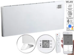 Sichler Smart-Heizung Alexa:WLAN-Konvektor-Wand-Heizung, Kompatibel Zu Alexa (Versandrückläufer) -Pearl Shop nx3292 8