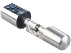 VisorTech Codeschloss:Elektronischer Tür-Schließzylinder Mit Zahlencode, Bluetooth & App -Pearl Shop nx4385 0