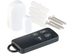 VisorTech WiFi Alarmanlage:4-teilige WLAN-Alarmanlage, Alexa-kompatibel, Für Bis 50 Sensoren, App -Pearl Shop nx4406 4