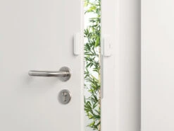 Luminea Türkontakte:3er-Set WiFi Tür & Fensteralarm, Alexa Und Google Assistant Komp. -Pearl Shop nx4470 3 1