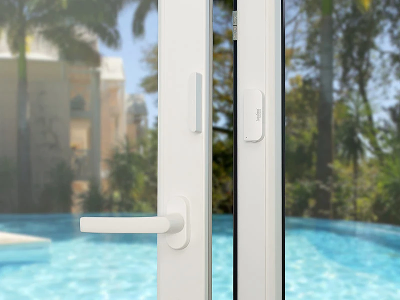 Luminea Home Control Türsensor:WLAN-Tür & Fensteralarm, Sicherung, Komp. Zu Alexa & Google Assistant 8 Luminea Home Control Türsensor:WLAN-Tür & Fensteralarm, Sicherung, Komp. Zu Alexa & Google Assistant – Bild 6