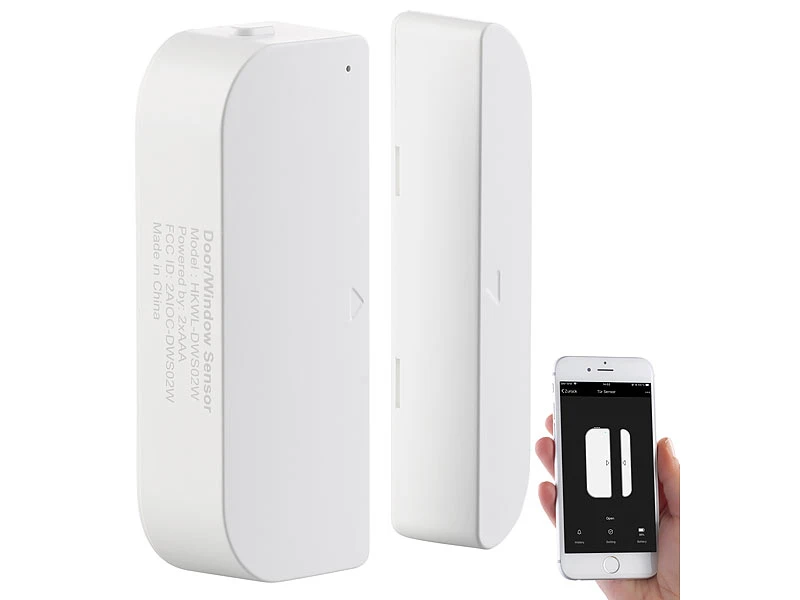 Luminea Fenstersensoren:5er-Set WiFi Tür & Fensteralarm, Alexa Und Google Assistant Komp. 9 Luminea Fenstersensoren:5er-Set WiFi Tür & Fensteralarm, Alexa Und Google Assistant Komp. – Bild 7