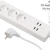 Luminea Home Control WLAN Steckerleiste:WLAN-Steckdosenleiste, 4x USB, Für Siri, Alexa & Google Assistant, 16A 2 Luminea Home Control WLAN Steckerleiste:WLAN-Steckdosenleiste, 4x USB, Für Siri, Alexa & Google Assistant, 16A -Pearl Shop nx4473 10