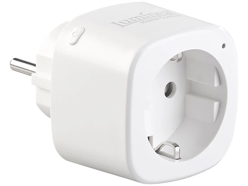 Luminea Home Control Elesion Steckdose:2er-Set WLAN-Steckdosen, Amazon Alexa & Google Assistant Komp., 16 A 8 Luminea Home Control Elesion Steckdose:2er-Set WLAN-Steckdosen, Amazon Alexa & Google Assistant Komp., 16 A – Bild 6