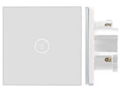 Luminea Home Control Wechselschalter:2er-Set Touch-WLAN-Lichtschalter, Für Siri, Alexa & Google Assistant -Pearl Shop nx4503 6