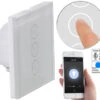 Luminea Home Control Alexa Dimmer Unterputz:Touch-Lichtschalter & Dimmer, Komp. Zu Amazon Alexa & Google Assistant -Pearl Shop nx4504 6 2