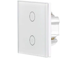 Luminea Home Control Touch Lichtschalter:2er-Set Touch-Doppel-Lichttaster, Komp. Zu Alexa & Google Assistant 14 Luminea Home Control Touch Lichtschalter:2er-Set Touch-Doppel-Lichttaster, Komp. Zu Alexa & Google Assistant -Pearl Shop nx4505 4 1