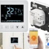 Revolt WLAN Raumthermostat:WLAN-Thermostat Für Fußbodenheizungen, Für Siri, Alexa & GA -Pearl Shop nx4526 10