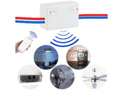 Luminea Home Control WLAN Relais:3er-Set WLAN-Schalter Für Licht & Co., Für Alexa & Google Assistant -Pearl Shop nx4592 18 1