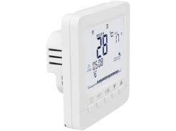 Revolt Raumthermostat Alexa:WLAN-Fußbodenheizung-Thermostat, Für Siri, Alexa & Google Assistant -Pearl Shop nx4608 2 1