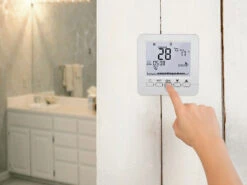 Revolt Wandthermostat:2er-Set WLAN-Thermostate Für Fußbodenheizung, Für Siri, Alexa & GA -Pearl Shop nx4608 6 2