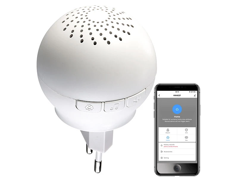 VisorTech Gateway:4-teiliges WLAN-Alarmsystem Für Funkgeräte, 3x Fenster-/Türsensor, App 5 VisorTech Gateway:4-teiliges WLAN-Alarmsystem Für Funkgeräte, 3x Fenster-/Türsensor, App – Bild 3