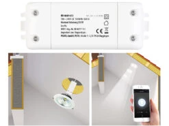 Luminea Home Control Siri Lichtschalter:3er-Set WLAN-Schalter Mit Dimmer, Für Siri, Alexa & Google Assistant 24 Luminea Home Control Siri Lichtschalter:3er-Set WLAN-Schalter Mit Dimmer, Für Siri, Alexa & Google Assistant -Pearl Shop nx4649 6 1