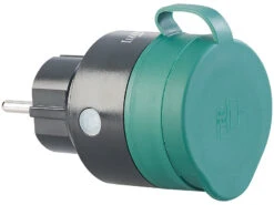 Luminea Home Control Zeitschaltuhr Außen:2er-Set Outdoor-WLAN-Steckdosen F. Alexa, Siri & Google Assistant, 16A -Pearl Shop nx4655 0 1