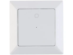 Luminea Home Control WLAN Lichtschalter:Lichttaster Mit WLAN, App, Kompat. Zu Siri, Alexa & Google Assistant -Pearl Shop nx4656 2 3