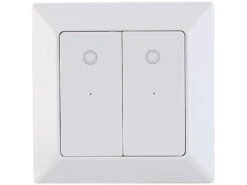 Luminea Home Control WLAN Taster:Doppel-Lichttaster Mit WLAN, App, Für Siri, Alexa & Google Assistant 12 Luminea Home Control WLAN Taster:Doppel-Lichttaster Mit WLAN, App, Für Siri, Alexa & Google Assistant -Pearl Shop nx4659 2 1