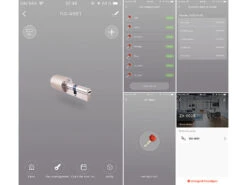 VisorTech ZigBee Türschloss:Elektronischer Tür-Schließzylinder Mit 5 Schlüssel, Für ZigBee-Gateway -Pearl Shop nx4661 10