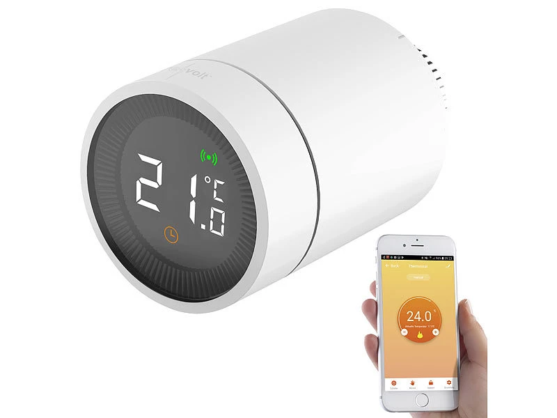 Revolt Smart Thermostat:Smartes Heizkörperthermostat Mit App, Sprachsteuerung & ZigBee-Gateway 4 Revolt Smart Thermostat:Smartes Heizkörperthermostat Mit App, Sprachsteuerung & ZigBee-Gateway – Bild 2