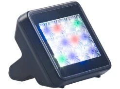 VisorTech Fernseher Simulator:TV-Simulator Zur Einbrecher-Abschreckung Mit 12 LEDs Inkl. Netzteil