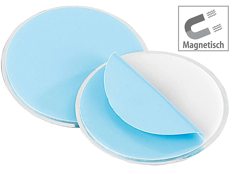 VisorTech Rauchmelder Magnethalter:Magnet-Befestigungssystem Für Rauchwarnmelder Im 4er-Set 3 VisorTech Rauchmelder Magnethalter:Magnet-Befestigungssystem Für Rauchwarnmelder Im 4er-Set