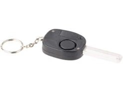 VisorTech Schlüsselalarm:2er-Set Personenalarm Im Autoschlüssel-Design, 110-dB-Sirene, Kuli -Pearl Shop nx5666 1 1