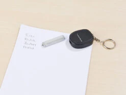 VisorTech Schlüsselalarm:2er-Set Personenalarm Im Autoschlüssel-Design, 110-dB-Sirene, Kuli -Pearl Shop nx5666 3 1