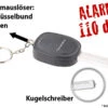 VisorTech Panikalarm:Personenalarm Im Autoschlüssel-Design Mit 110-dB-Sirene Und Mini-Kuli -Pearl Shop nx5666 7