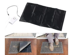 VisorTech Alarm Trittmatte:Batteriebetriebene Klingel-Trittmatte Versandrückläufer -Pearl Shop nx5767 5