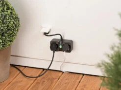 Luminea Home Control WLAN Aufputz Steckdose:2-fach-WLAN-Outdoor-Steckdosenleiste, App, Sprachsteuerung, 15 A, IP44 16 Luminea Home Control WLAN Aufputz Steckdose:2-fach-WLAN-Outdoor-Steckdosenleiste, App, Sprachsteuerung, 15 A, IP44 -Pearl Shop nx6153 8 1