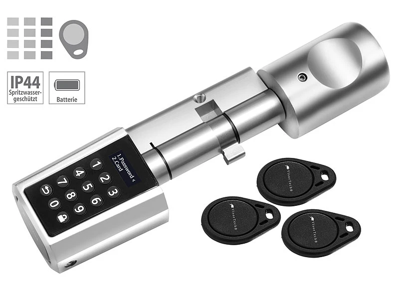 VisorTech ZigBee Schloss:Tür-Schließzylinder Mit Steuereinheit Für ZigBee Und Smart-Home-App 5 VisorTech ZigBee Schloss:Tür-Schließzylinder Mit Steuereinheit Für ZigBee Und Smart-Home-App – Bild 3