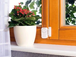 VisorTech Fenster Alarmanlage:3er-Set Mini-Tür- Und Fensteralarme, 95 Db, 2 Jahre Batterielaufzeit -Pearl Shop pv7208 4