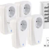 Revolt Steckdose Fernbedienung:4er-Set Funksteckdosen Mit Fernbedienung, Bis 16 A, 3.680 Watt -Pearl Shop px2939 10