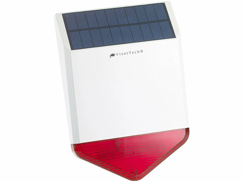 VisorTech GSM Alarmanlage:Autarke Solar-Funk-Alarmanlage Mit Sirene Und Licht-Warnsignal, 110 DB 3 VisorTech GSM Alarmanlage:Autarke Solar-Funk-Alarmanlage Mit Sirene Und Licht-Warnsignal, 110 DB