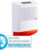 VisorTech Alarmanlage Attrappe LED:Alarmsirenen Attrappe Mit Solar & Blinklicht, IP44 (Versandrückläufer) -Pearl Shop ref18681 4
