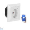 Luminea Home Control WLAN-Unterputz-Steckdose Mit App, Für Siri, Versandrückläufer