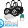 Xcase Kisten-Schloss:4er Metall-Vorhängeschloss Mit Zahlencode Und App, Versandrückläufer 2 Xcase Kisten-Schloss:4er Metall-Vorhängeschloss Mit Zahlencode Und App, Versandrückläufer -Pearl Shop ref52728 22