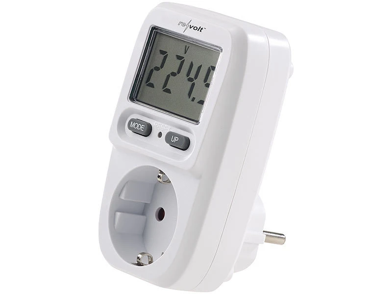 Revolt Energiekostenmessgerät:4er-Set Digitale Energiekosten-Messer & Stromverbrauchs-Zähler 4 Revolt Energiekostenmessgerät:4er-Set Digitale Energiekosten-Messer & Stromverbrauchs-Zähler – Bild 2