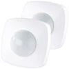 Revolt Präsenzmelder:2er-Set Automatische Lichtschalter Mit PIR-Präsenz-Sensor -Pearl Shop zx1341 1