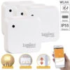 Luminea Home Control Lichtsensor Alexa:4er-Set Wetterfeste WLAN-Licht- & Dämmerungs-Sensoren Mit App, IP55 1 Luminea Home Control Lichtsensor Alexa:4er-Set Wetterfeste WLAN-Licht- & Dämmerungs-Sensoren Mit App, IP55 -Pearl Shop zx1357 11