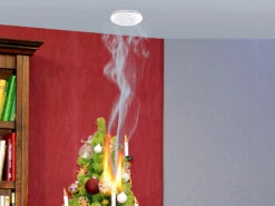 TVPeCee Brandmelder Küche:Vernetzbarer 2in1-Funk-Hitze- & Rauchwarnmelder (Versandrückläufer) -Pearl Shop zx2510 4 1