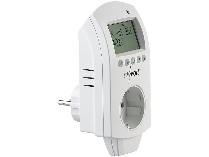 Revolt Frostwächter Steckdose:Digitales Steckdosen-Thermostat Für Heiz- & Klimageräte, 3.680 Watt 3 Revolt Frostwächter Steckdose:Digitales Steckdosen-Thermostat Für Heiz- & Klimageräte, 3.680 Watt
