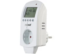 Revolt Temperatur-Wächter:Digitales Steckdosen-Thermostat, Versandrückläufer -Pearl Shop zx2629 6 2