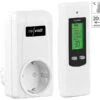 Revolt Thermostat Funk:Steckdosen-Thermostat Mit Mobiler Steuereinheit Für Heiz- & Klimagerät -Pearl Shop zx2649 10